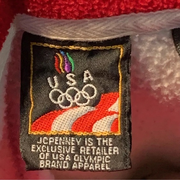 Vintage Team USA Olympic Fleece Pullover Sweater No Size- Fits XXL Approximately - Picture 11 of 11